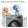 Hisense Front Loading Washing Machine 8kg WFPV8012EMT Grey