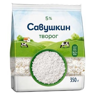 سافوشكين جبن كوتيدج خالي من الدسم 350 غرام