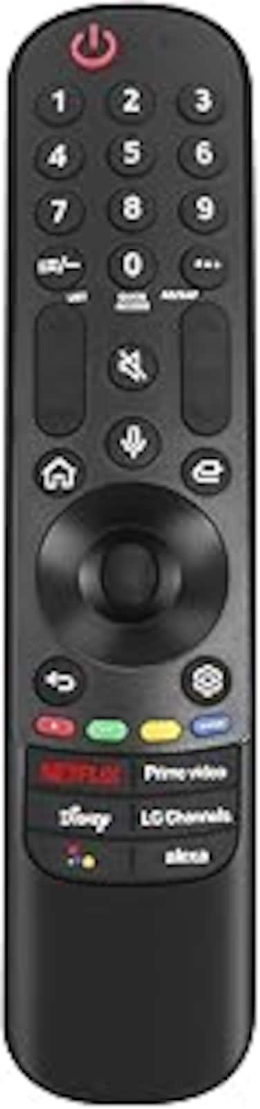 KJDiSRPin MR22GN for 2022/LG-Magic-Remote with Pointer and Voice Function Replacement for LG OLED Z2, G2, C2, B2, A2 Series QNED99, 90, 85, 80 Series NANO80, 75 Series UQ90, UQ80, UQ75, UQ80 Series