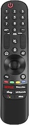 KJDiSRPin MR22GN for 2022/LG-Magic-Remote with Pointer and Voice Function Replacement for LG OLED Z2, G2, C2, B2, A2 Series QNED99, 90, 85, 80 Series NANO80, 75 Series UQ90, UQ80, UQ75, UQ80 Series