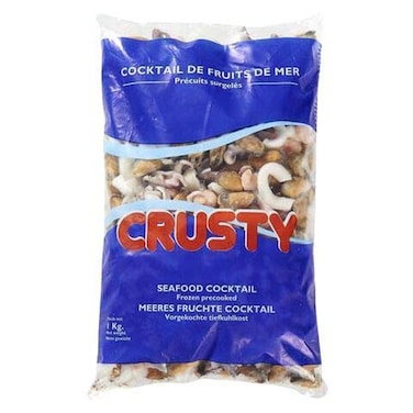 كراستي كوكتيل مأكولات بحرية مطبوخة مسبقًا مجمدة 1 كغ