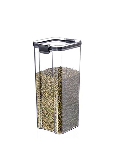 Airtight Food Storage Containers Set Dry Food Plastic Canisters Storage Organization for Kitchen and Pantry BPA Free Kitchen Canisters for Cereal Rice Plastic Grain Containers Storage Box1300ML