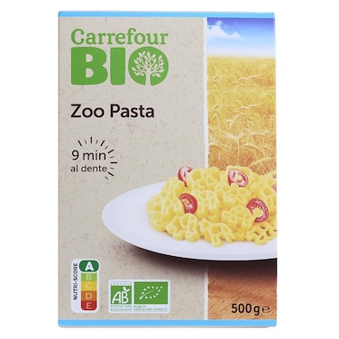 Carrefour Bio Organic Zoo Pasta, 500g
