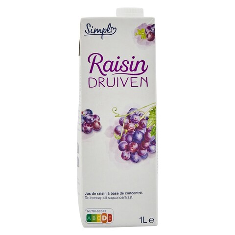 Simply Concentrated Grape Juice 1L
