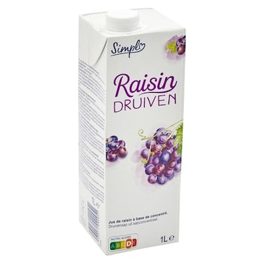 Simply Concentrated Grape Juice 1L