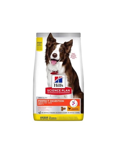 Hill&rsquo;s Science Plan Perfect Digestion Medium Adult 1+ Dog Food with Chicken and Brown Rice 2.5 kg