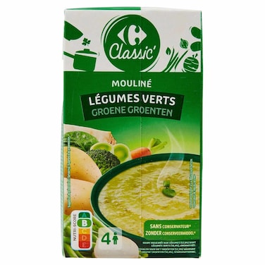 Carrefour Classic' Green Vegetable Soup, 1L