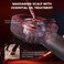 3 in-1 Electric Scalp Massager Head, Handheld Portable Scratcher Massager for Hair Growth, Cordless Massager for Scalp &amp; Hair, IPX7 Waterproof, Unique Essential Oil Atomization Function (Red)