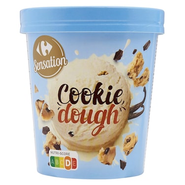 Carrefour Sensation Cookie Dough Ice Cream 416g