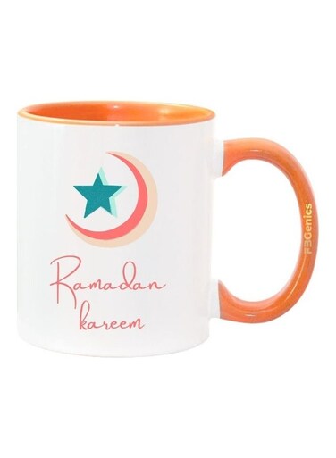 Ramadan Kareem Coffee Mug Orange/White