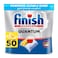 Finish Quantum All in 1 Dishwasher Tablets, Lemon Sparkle Scent, 50 Tabs