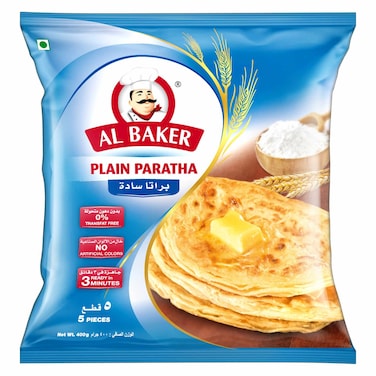 Al Baker, Plain Paratha, 400g