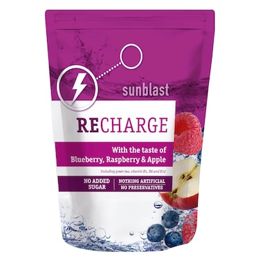 صن بلاست ريتشارج عصير التوت والتفاح بدون سكر مضاف 200 ملل