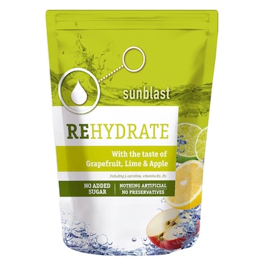 Sunblast Rehydrate with Grapefruit, Lime and Apple Drink, 200ml