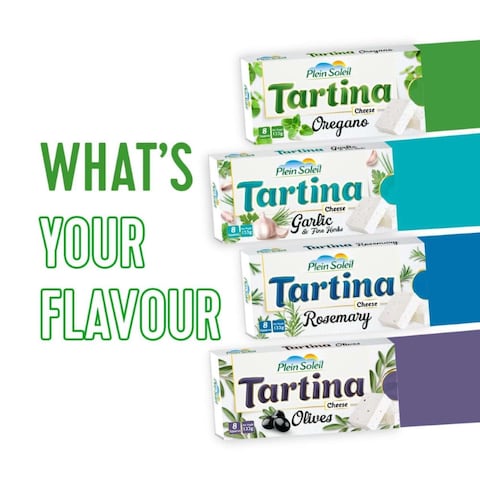 Plein Soleil Tartina Cheese 8 Squares Olive 133g