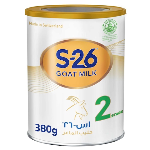 Wyeth Nutrition S-26 Goat Milk Stage 2 Formula 380g