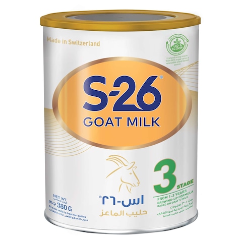 S-26 Goat Milk Baby Formula Powder, Stage 3, 380g