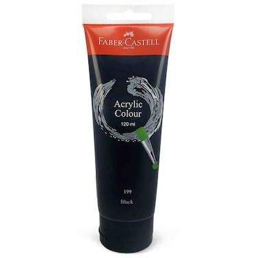 فابر كاستل ألوان أكريليك 199 _أسود_ 120 ملل