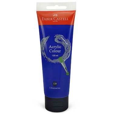Faber-Castell Acrylic Color Paint Tube, Ultramarine, 120ml