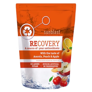صن بلاست مشروب  ريكفري مع الأسرولا والخوخ والتفاح، 200 ملل