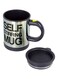 Steel Self Stirring Coffee Mug Multicolor 8.8 x 8.8 x 11.5cm