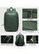 Mobcos Back Pack Green 8787TG Waterproof Anti-Theft Laptop Backpack with USB Charging Port Apex Business Travel Backpack for Men &amp; Women Durable Oxford Material Fits 17.3 Inch Laptop Slim Work &amp; College Bag