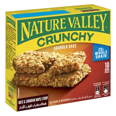 Nature Valley Crunchy Oats and Canadian Maple Syrup Granola Bars, 210g
