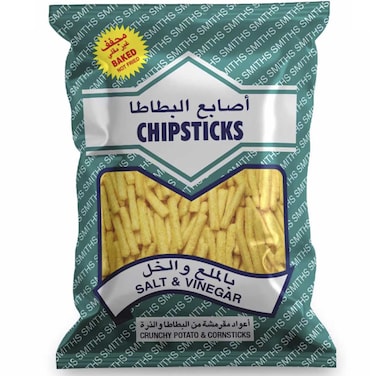 Smiths Salt and Vinegar Chipsticks, 30g