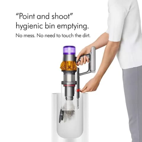 Dyson V15 Detect Absolute Cordless Vacuum 0.77 L 660 W - Yellow/Iron/Nickel