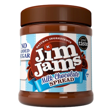 جيم جامز - شوكولاته الحليب بدون سكر مضاف ، 350 غرام