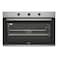Beko 90cm Builtin Gas Oven, 96 litres Oven Capacity, Fan-Assisted Gas Oven, Mechanical Timer, A+ Energy Rating, BBWHT12101XS(Stainless Steel Colour)