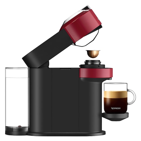 Nespresso&nbsp;Vertuo Next&nbsp;coffee machine by&nbsp;Nespresso, Cherry Red&nbsp;- UAE Version