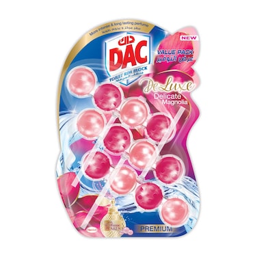 DAC Deluxe Delicate Magnolia Toilet Rim Block 150g