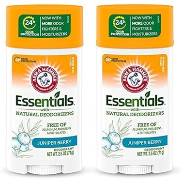 Arm &amp; Hammer Essentials Clean Juniper Deodorant Clear 71g Pack of 2