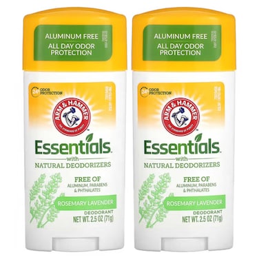 Arm &amp; Hammer Essentials Rosemary Lavender Deodorant Clear 71g Pack of 2