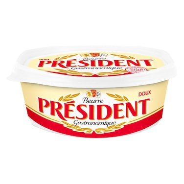 President Doux Gastronomique Beurre, 500g