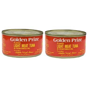Golden Prize Light Meat Tuna In Vegetable Oil 185g