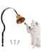 Dog Doorbell,Fixed Metal Dog Doorbell,Dog Bell for Door Potty Training,Bell for Dogs to Ring to go Outside,Manual Assemble Wall Mounted Dog Door Bell
