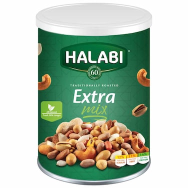 Halabi Nuts Extra Mixed, Can 400g