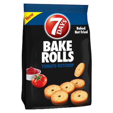 7 Days Tomato Ketchup Bake Rolls, 36g