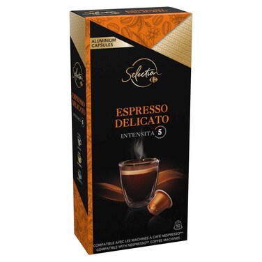 Carrefour Selection Delicate Coffee Capsules, 10 Capsules