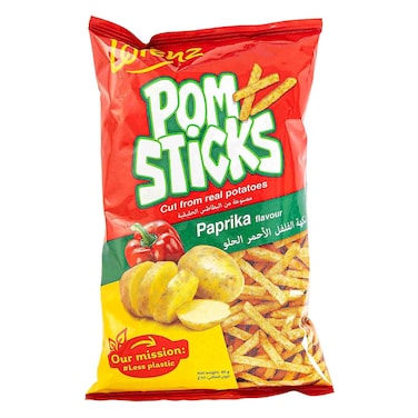 Lorenz Pomsticks Paprika Flavour Potato Snack, 85g
