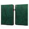 Protective Case For Lenovo Tab K10 / M10 Plus / M10 FHD Plus Solid Color Embossed Striped Leather Case (Green)