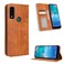 Protective Case For AT&amp;T Maestro 3 U626AA Magnetic Buckle Retro Texture Leather Phone Case (Brown)
