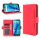 Protective Case For Oukitel C23 Pro Skin Feel Calf Pattern Horizontal Flip Leather Case with Holder &amp; Card Slots &amp; Photo Frame Red