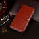 Protective Case For Cubot X50 idewei Crazy Horse Texture Leather Case with Holder &amp; Card Slots &amp; Wallet Brown