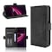 Protective Case For T-Mobile REVVL V+ 5G Skin Feel Calf Pattern Horizontal Flip Leather Case with Holder &amp; Card Slots &amp; Photo Frame Black