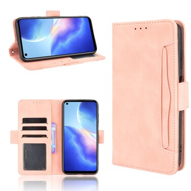 Protective Case For Blackview A90 Skin Feel Calf Pattern Horizontal Flip Leather Case with Holder &amp; Card Slots &amp; Photo Frame Pink