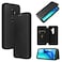 Protective Case For Blackview BV6300 Pro Carbon Fiber Texture Horizontal Flip TPU + PC + PU Leather Case with Card Slot Black