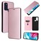 Protective Case For Motorola Moto G60S Carbon Fiber Texture Leather Phone Case with Card Slot Pink